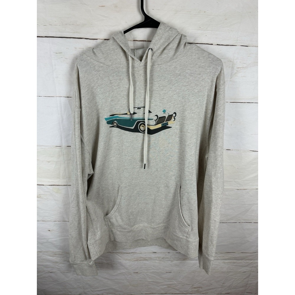 Zyn Rewards Convertible Menthol Hoodie Mens Size XL Heathered Cream